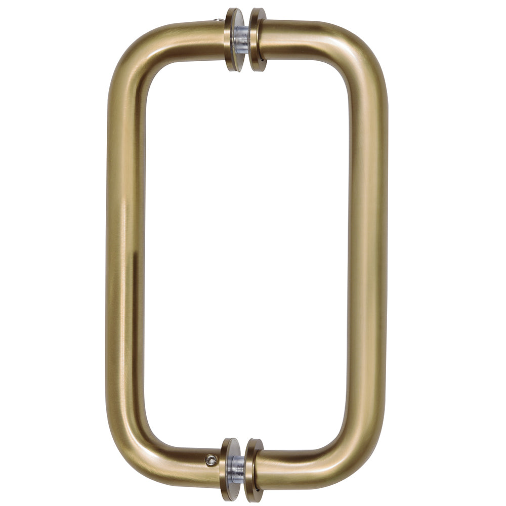 Back-to-Back Solid Brass 3/4" Diameter Pull Handles with Metal Washers