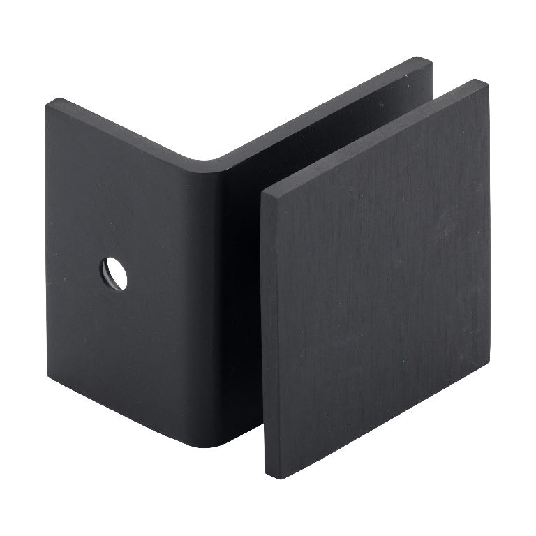 Square Wall Mount Glass Clip w/Mounting Leg
