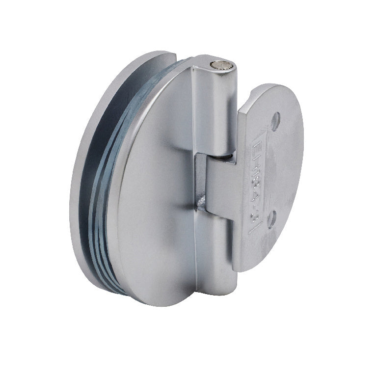 Half Round Light Duty Frameless Shower Door Wall Mount Hinge