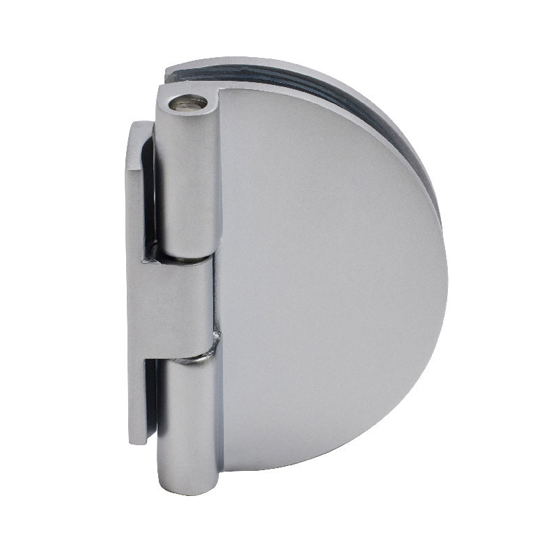 Half Round Light Duty Frameless Shower Door Wall Mount Hinge