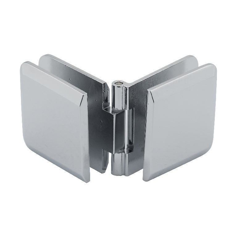 Adjustable Beveled Glass-to-Glass Clip