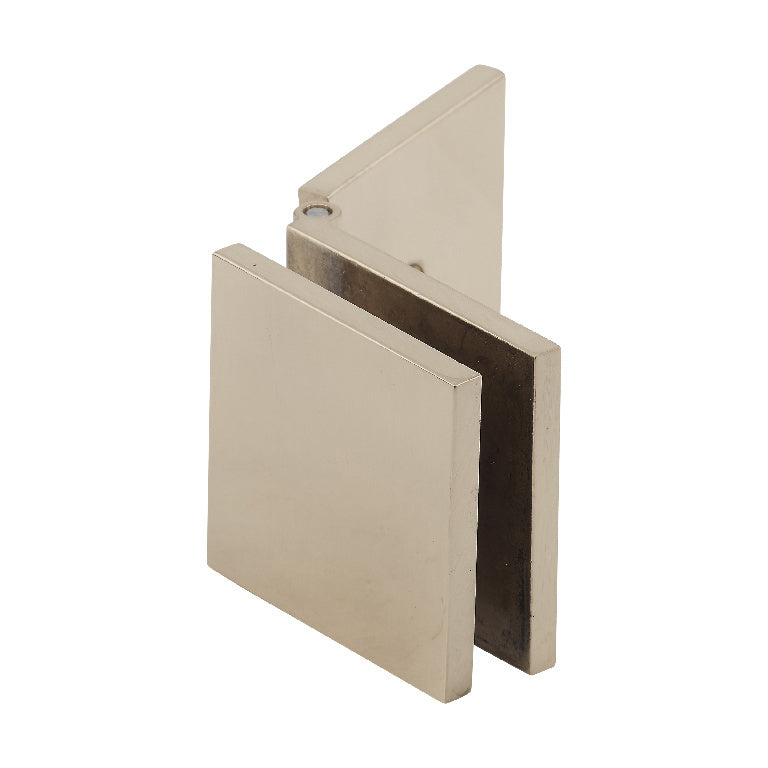 Adjustable Square Wall Mount Glass Clip 2" x 2" (51 x 51 mm)