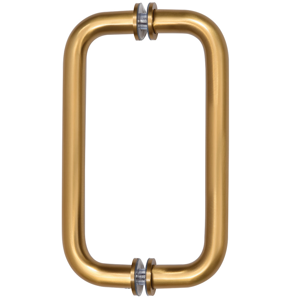 Back-to-Back Solid Brass 3/4" Diameter Pull Handles with Metal Washers