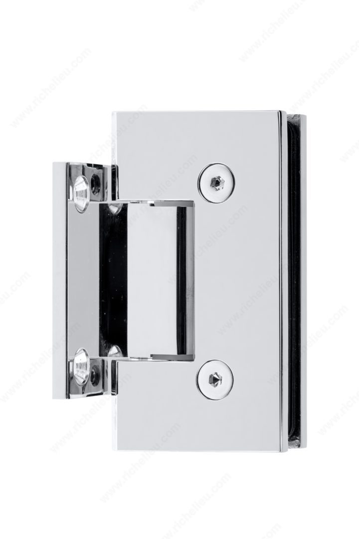 Riveo Pro Glass-to-Wall Hinge with Short Back Plate