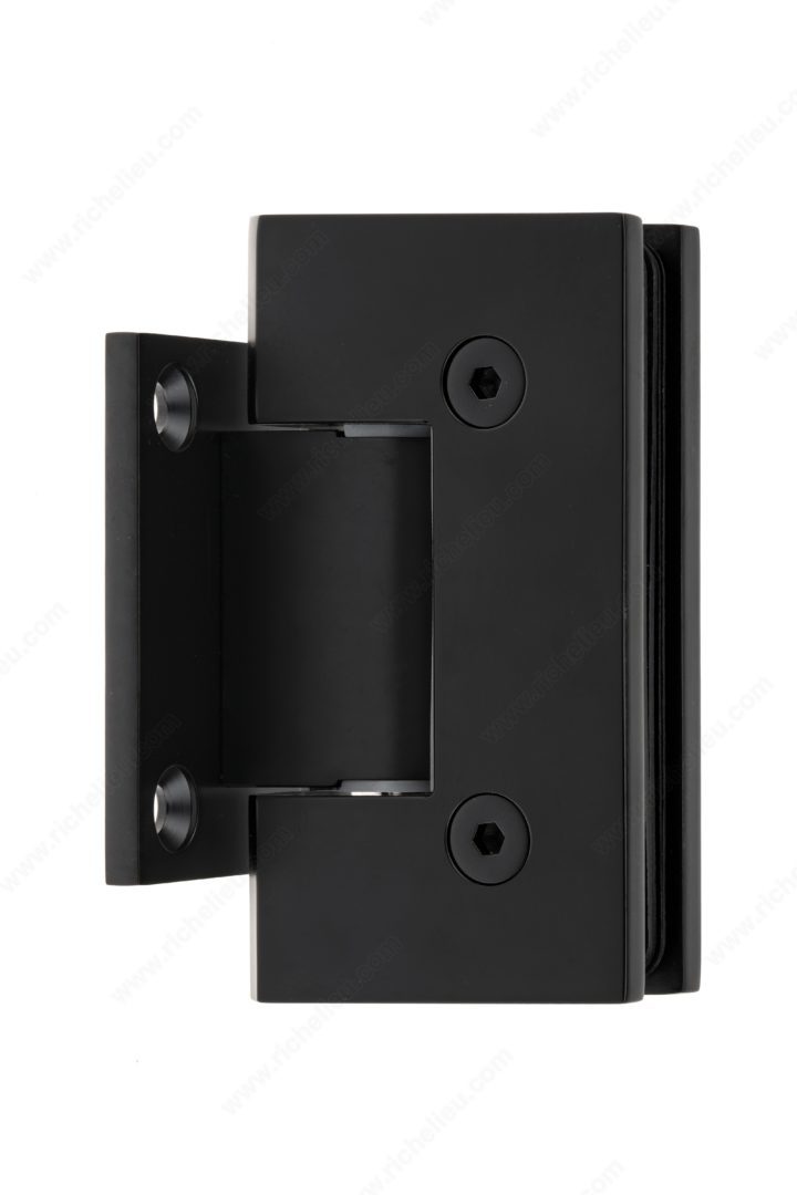 Riveo Pro Glass-to-Wall Hinge with Short Back Plate