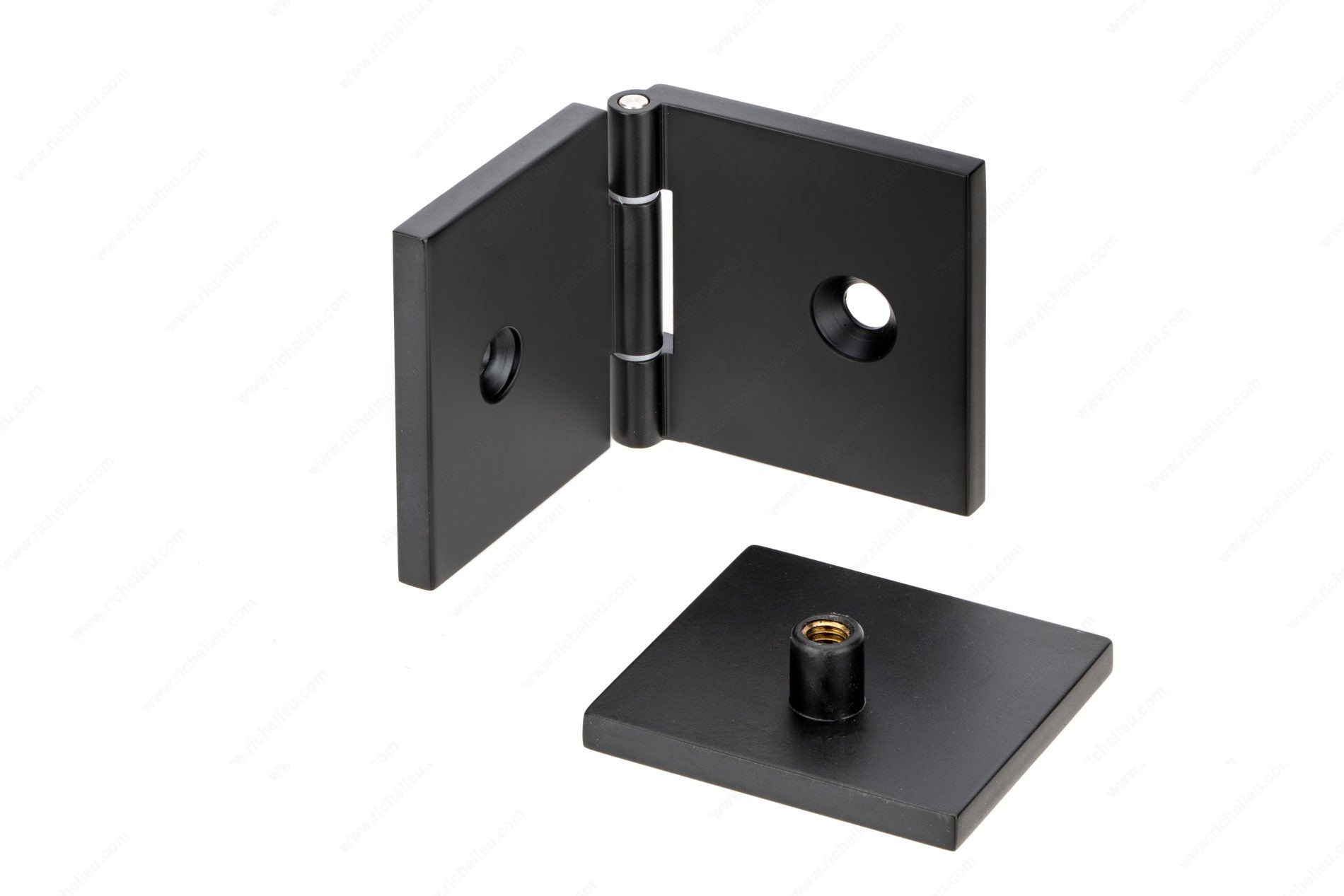 Glass-to-Wall Adjustable Clamp - Square