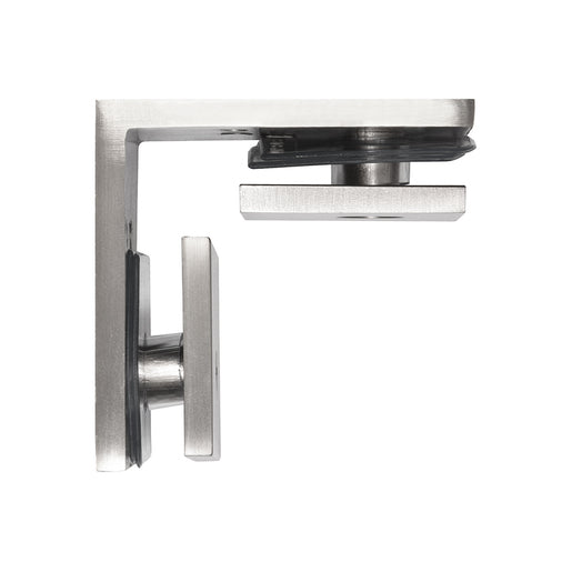 Square 90 Degree Glass-to-Glass Clamp