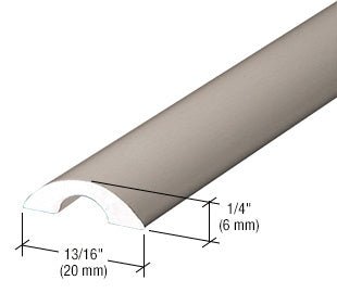 Frameless Shower Door Half-Round Threshold SDT9800RB - Shower Hardware