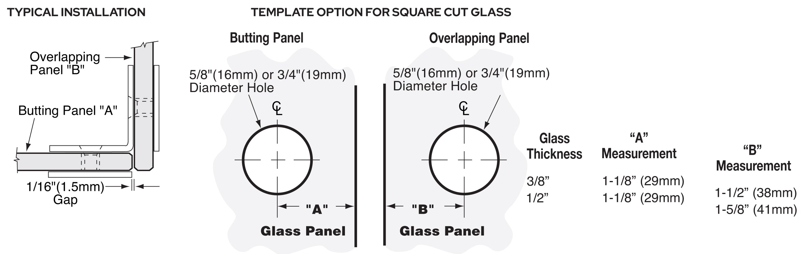 Estate Series 90 Degree Glass-to-Glass Clamp