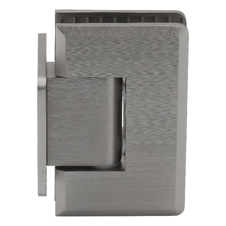 Adjustable Coronado Glass to Wall Hinge with Short Back Plate