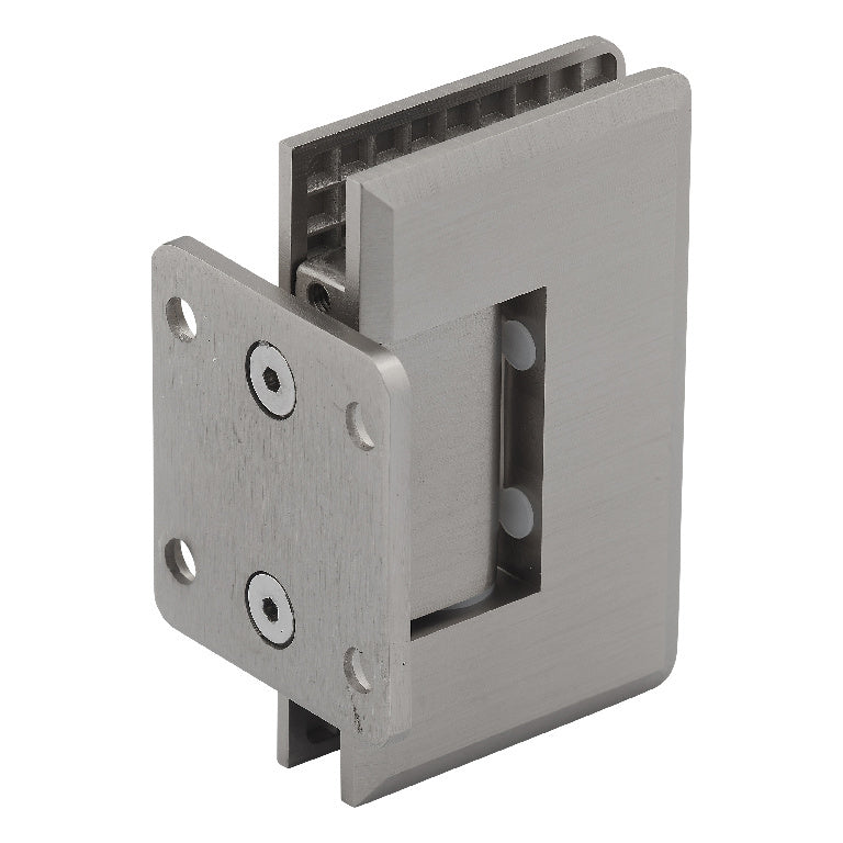 Adjustable Coronado Glass to Wall Hinge with Short Back Plate