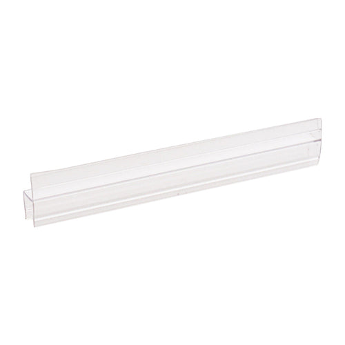 Polycarbonate One Piece Strike and Door H-Jamb with Vinyl Insert 180 Degree for 3/8" Glass