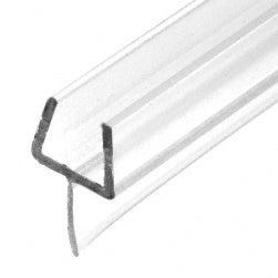 One-Piece Bottom Seal with Clear T Wipe for 3/8 or 1/2 Glass