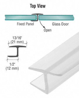 CRL 'Y' Jamb Seal with Soft Leg for Glass