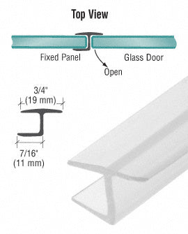 CRL 'Y' Jamb Seal with Soft Leg for Glass