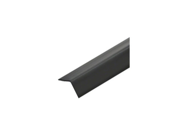 3/4 x 3/4 90° Angle Style Matte Black PVC Decorative Grid Strips with Pre Applied Tape