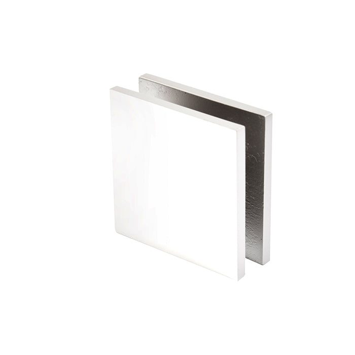 Square Style Hole-in-Glass Fixed Panel U-Clamp