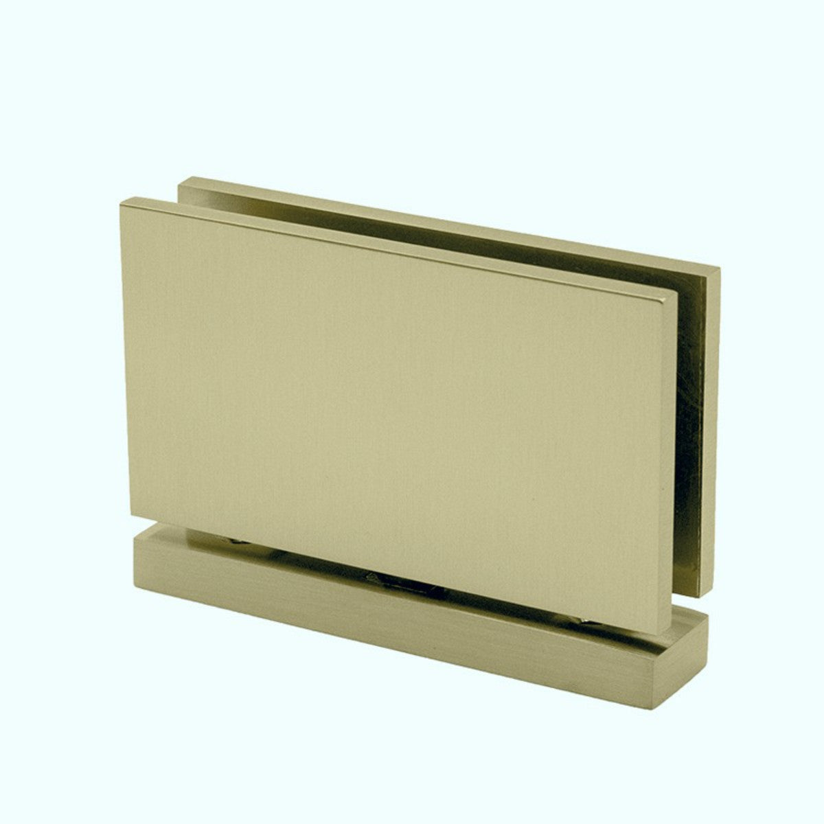 Structure Glass Solutions Square Edge Standard Duty Top/Bottom Pivot Hinge LRG-360SQ-Brushed Bronze