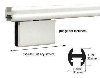 CRL 144" EZ - Adjust Shower Door Header Kit EHK144BA