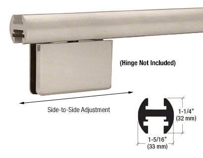 CRL 144" EZ - Adjust Shower Door Header Kit EHK144BN