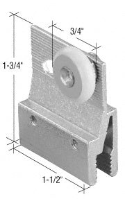 CRL 3/4" Sliding Shower Door Roller and Bracket M6145