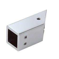 CRL 45 Degree Mitered Wall Mount Bracket for Square Bar SQ47CH