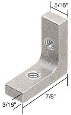 CRL 5/16" Shower Door Corner Bracket M6024