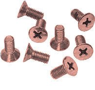 CRL 6 x 12 mm Cover Plate Flat Head Phillips Screws P612ABC0