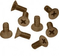 CRL 6 x 12 mm Cover Plate Flat Head Phillips Screws P612ABRZ