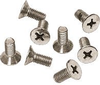 CRL 6 x 12 mm Cover Plate Flat Head Phillips Screws P612BN