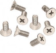 CRL 6 x 12 mm Cover Plate Flat Head Phillips Screws P612SN