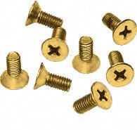 CRL 6 x 12 mm Cover Plate Flat Head Phillips Screws P612UBR