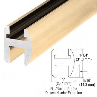 CRL 66" Deluxe Shower Door Header Kit SDH660BGA