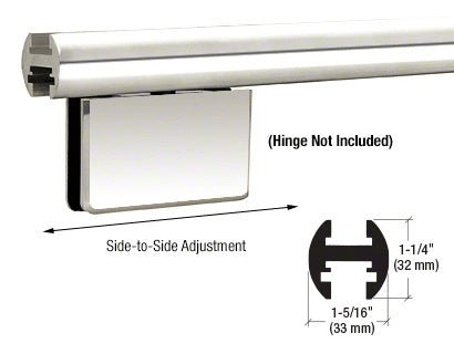 CRL 95" EZ - Adjust Shower Door Header Kit EHK98PN