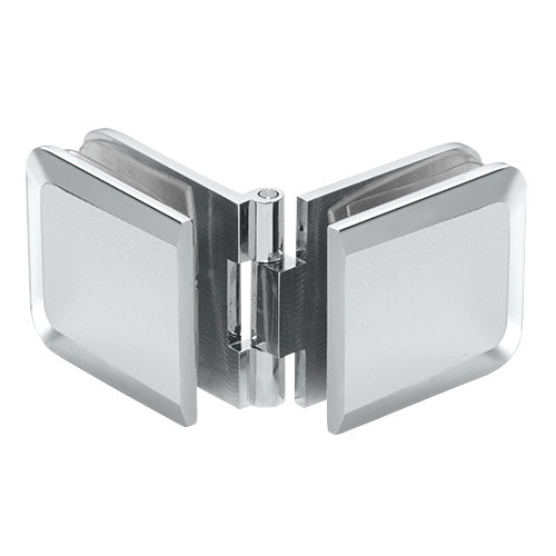 CRL Adjustable Beveled Glass - to - Glass Clamp ADJBEV180SC