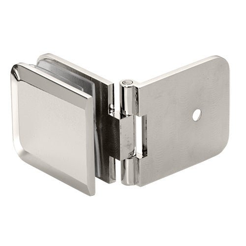 CRL Adjustable Beveled Wall Mount Glass Clamp ADJBEV037PN