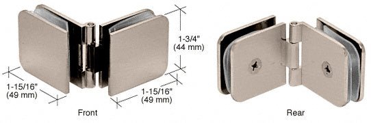 CRL Adjustable Glass - to - Glass Clamp ADJ180BN