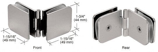 CRL Adjustable Glass - to - Glass Clamp ADJ180BSC