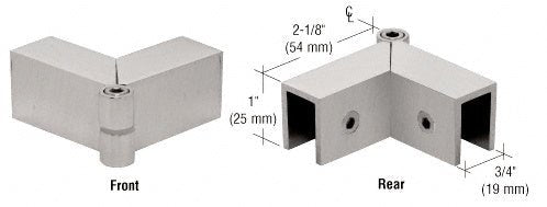 CRL Adjustable "Sleeve Over" Glass Clamp S0GC91BSC