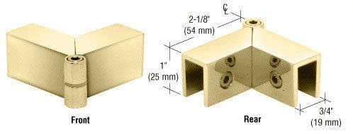 CRL Adjustable "Sleeve Over" Glass Clamp S0GC91ULBR