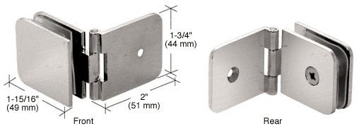 CRL Adjustable Wall Mount Glass Clamp ADJ037BN