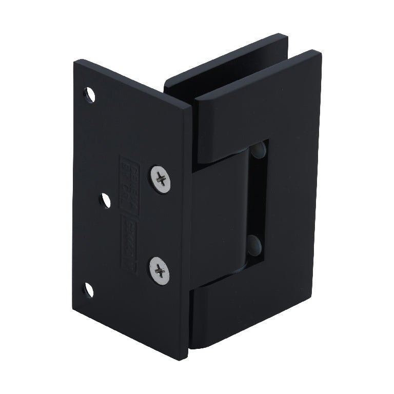 CRL Adjustable Wall Mount Offset Back Plate Hinge GEN344MBL