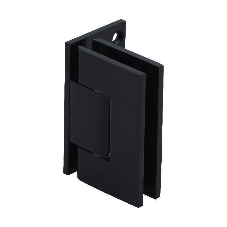 CRL Adjustable Wall Mount Offset Back Plate Hinge GEN344MBL