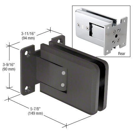 CRL Atlas Glass Door Hinge ATL010RB