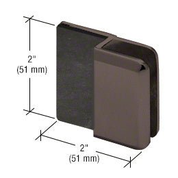 CRL Beveled Door Stop for 1/2" Glass DS12BEV10RB