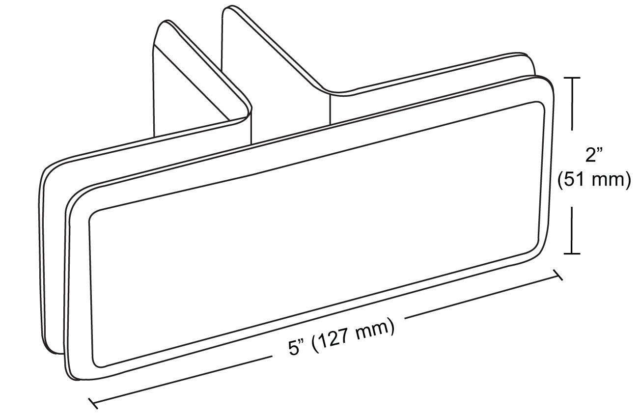 CRL Beveled Style 90º Glass - to - Glass T - Juntion Clamp BGC90T0RB