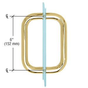 CRL BM Series Back - to - Back Handle without Metal Washers BMNW6X6BR