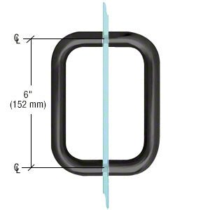 CRL BM Series Back - to - Back Handle without Metal Washers BMNW6X6MBL