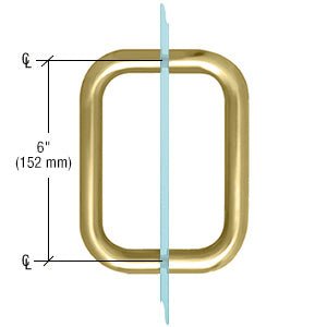 CRL BM Series Back - to - Back Handle without Metal Washers BMNW6X6SB