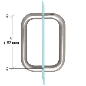 CRL BM Series Back - to - Back Handle without Metal Washers BMNW6X6SC